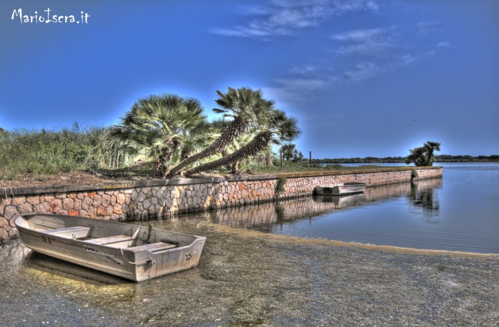 veduta porticciolo lago fogliano