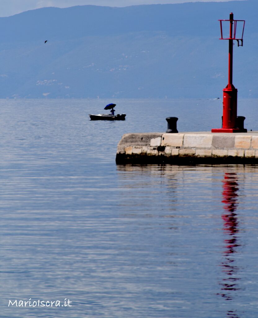 pescando all'ombra